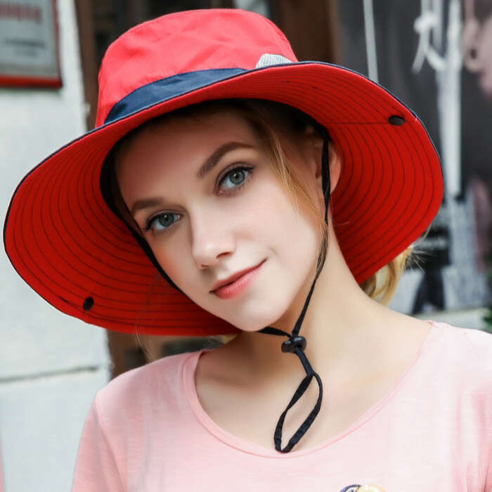 Outdoor Sun Hat With Large Side Shading In Summer - Image 5