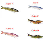 Pike Fishing Lures – Multi-Jointed Hard Bait with Steel Ball for Trolling & Carp Fishing - Image 9