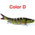 Pike Fishing Lures – Multi-Jointed Hard Bait with Steel Ball for Trolling & Carp Fishing - Image 3