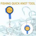 Hook-Eze Fast Tie Nail Knotter & Cutter – Quick Fishing Knot Tying Tool with Hook Cover