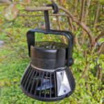 solar camping fan light