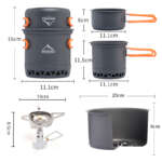 lightweight camping cookware set