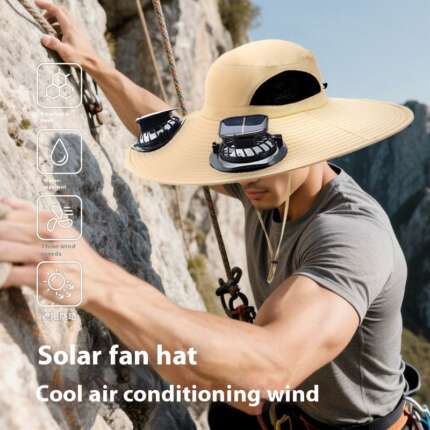 solar cooling hat