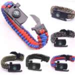 parachute cord bracelet knife