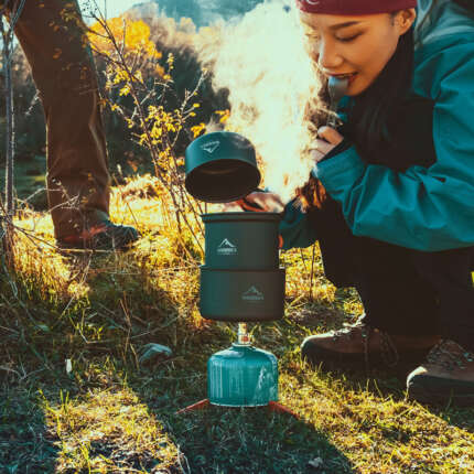 lightweight camping cookware set