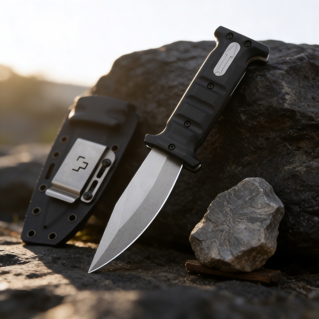 Outdoor camping knife D2 steel 90mm blade outdoor camping knife
