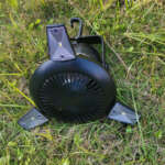 solar camping fan light