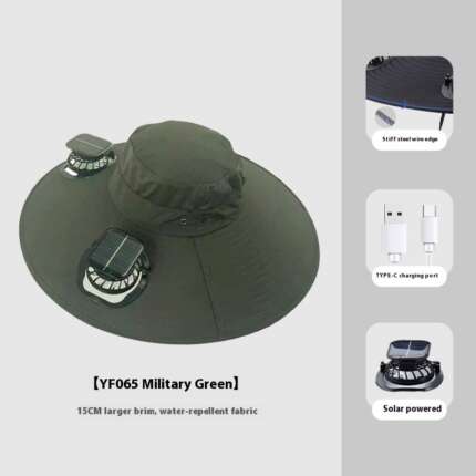 solar cooling hat