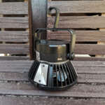 solar camping fan light