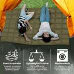 lightweight down camping blanket