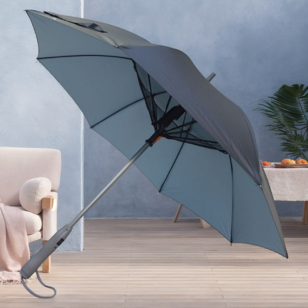Misting Fan Umbrella: Reliable 23-Inch Rechargeable Spray misting fan umbrella