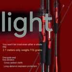 Lightweight Carbon Fishing Rod - 2 Handle Styles