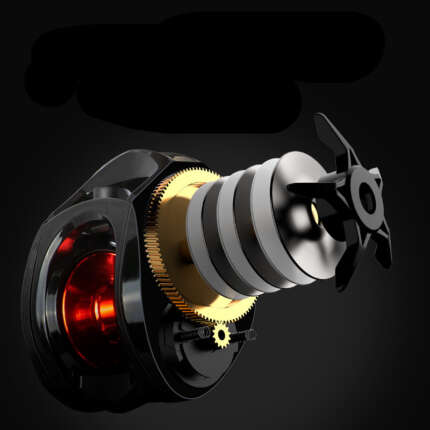round fishing reel
