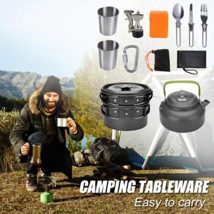 camping cookware kit