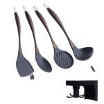 silicone cooking spatula set