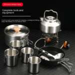 portable camping cookware set