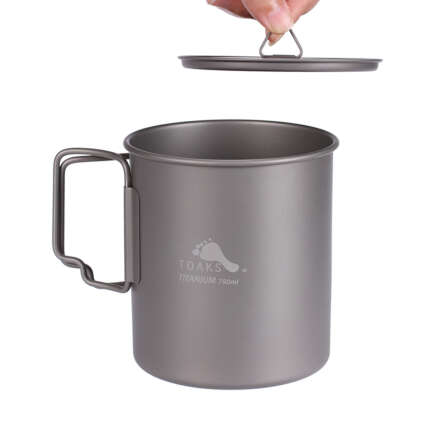 titanium camping cup