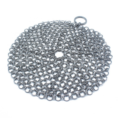 cast iron chainmail scrubber