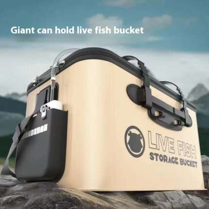 collapsible fishing bucket