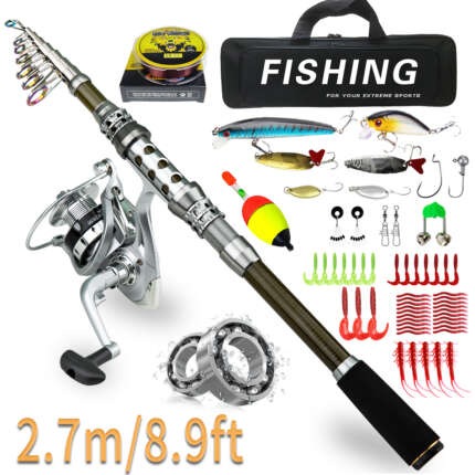 telescopic fishing rod