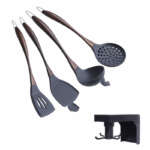 silicone cooking spatula set