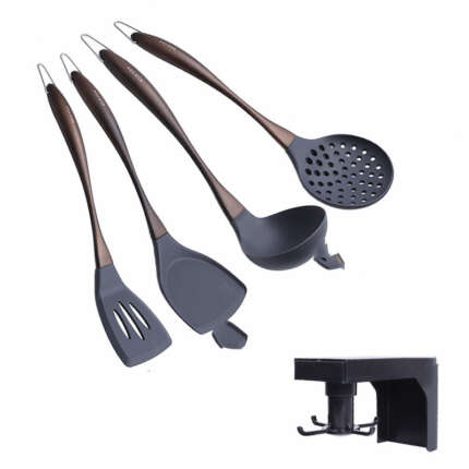 silicone cooking spatula set