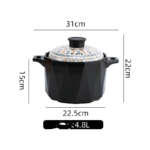 ceramic cookware with lid
