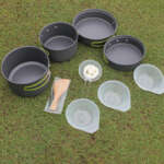 camping cookware set for 2-3 person