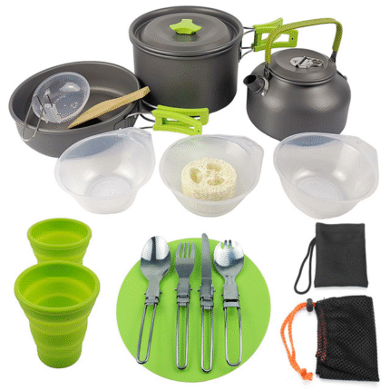 camping cookware set lightweight