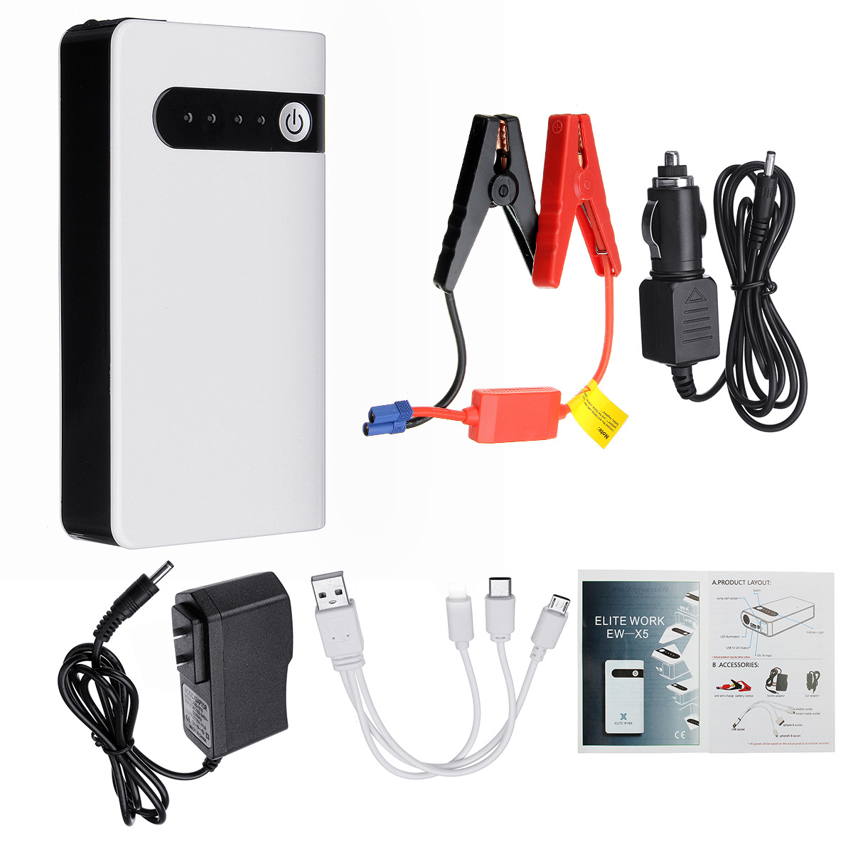 Car Starter Booster - Essential 3-in-1 Jumper Box car starter booster