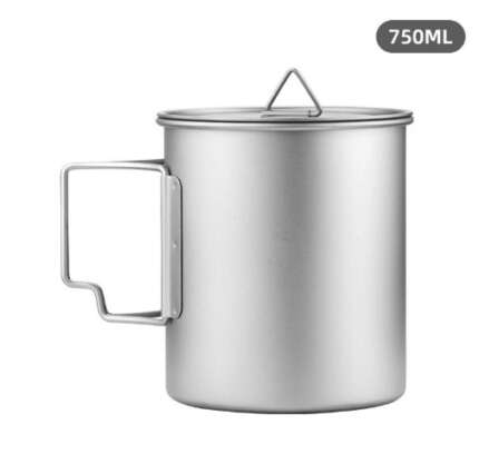 titanium camping cup