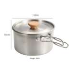 portable camping cookware set
