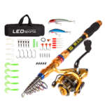 telescopic fishing rod combo