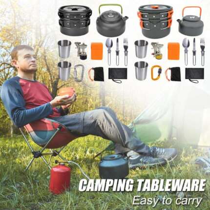 camping cookware kit