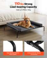 elevated dog bed for large dogs