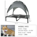 elevated dog bed
