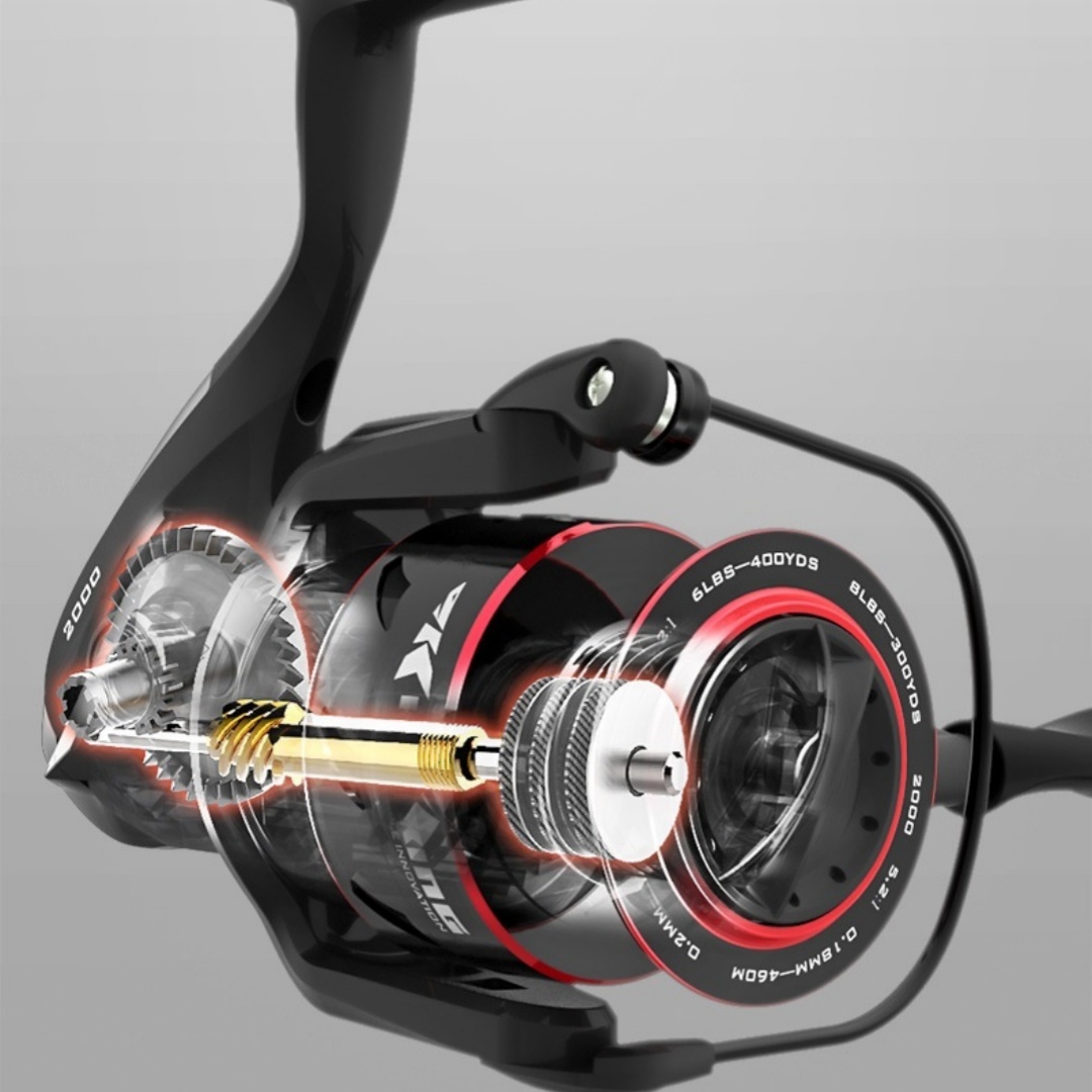 Spinning Reel Tested 4 Sizes All Metal Fishing spinning reel