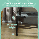 elevated dog cot bed