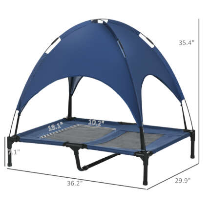 elevated dog cot bed