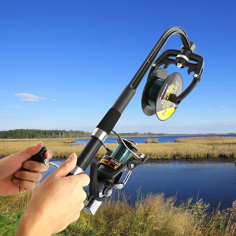 Portable Fishing Line Winder: Essential 2-Spool Reel Tool portable fishing line winder