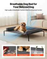 elevated dog bed for large dogs