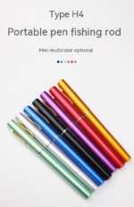 portable pen fishing rod