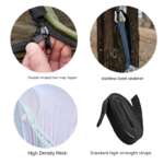 camping hammock with mosquito net