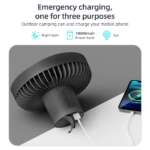 camping tent fan light