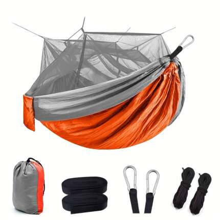 camping hammock with mosquito net