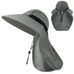 fishing hat with neck flap
