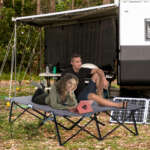 elevated camping cot