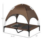 elevated dog cot