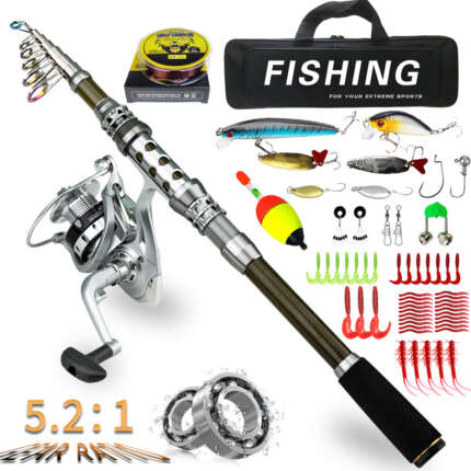 telescopic fishing rod