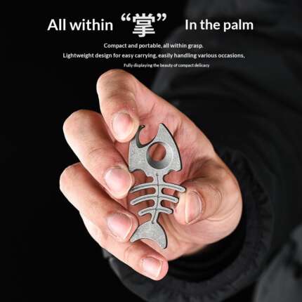 titanium EDC keychain